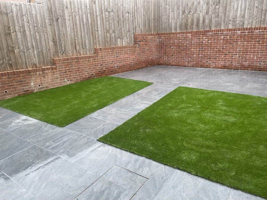 Patio with path